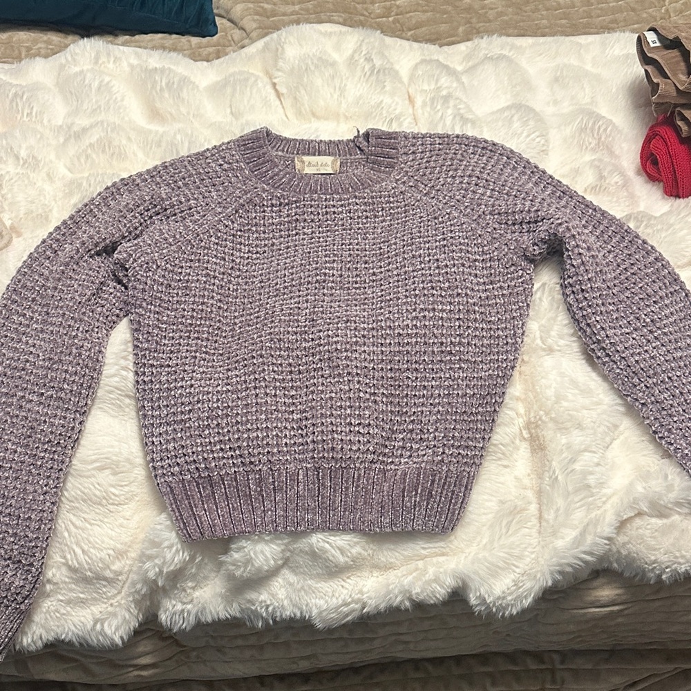 Altar'd State Lilac Knit Sweater